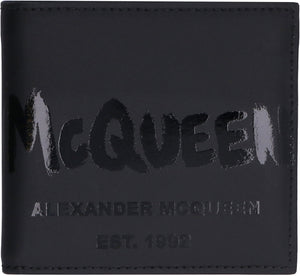 Leather flap-over wallet-1